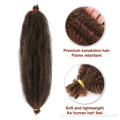 ONST Marley Hair 24 Inches  Long Crochet Hair Braids For Women Synthetic  Braiding Hair Extension Dreadlock Hair Bundles
